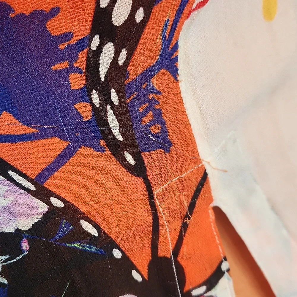 John Mark Multicolor Floral Shirt Dress - Picture 10 of 11